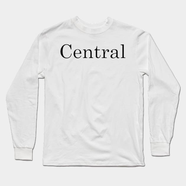 CENTRAL Long Sleeve T-Shirt by positive_negativeart